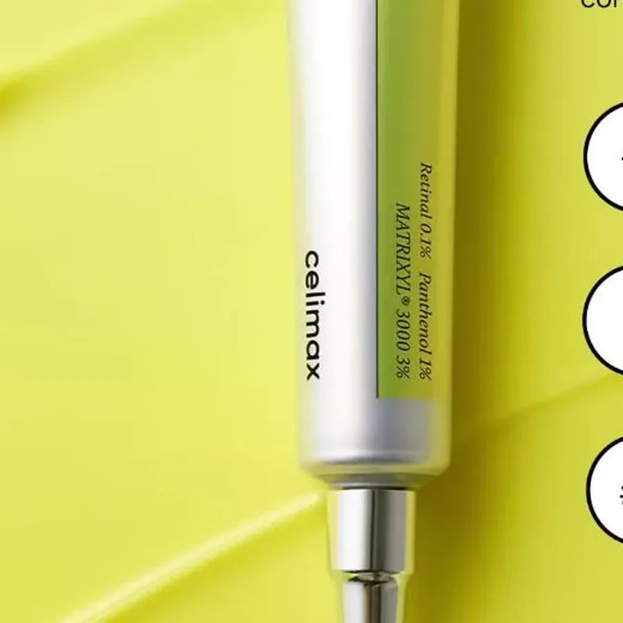 Textura do gel amarelo-limão do CELIMAX Retinal Shot